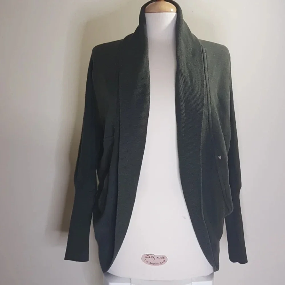 Aritzia Wilfred  Diderot cocoon sweater olive - Picture 3 of 13